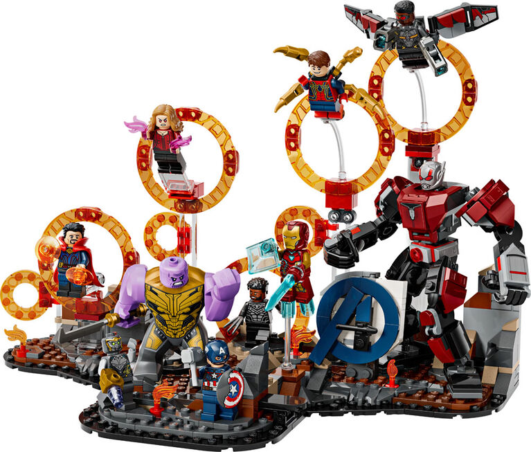LEGO Marvel Avengers: Endgame Final Battle Building Set for Kids, 10+ - 10 Super Hero Figures - 76323