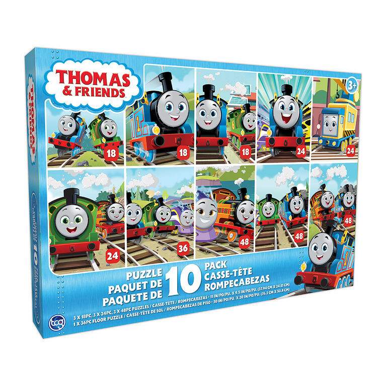 Thomas and Friends: 10-in-1 Multipack Puzzle Assortment - R Exclusive