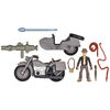 Indiana Jones Worlds of Adventure Indiana Jones with Motorcycle and Sidecar Toy, 2.5 Inch, Indiana Jones Toys