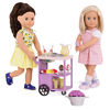 Our Generation, Patio Treats Trolley, Rolling Play Food Cart for 18-inch Dolls