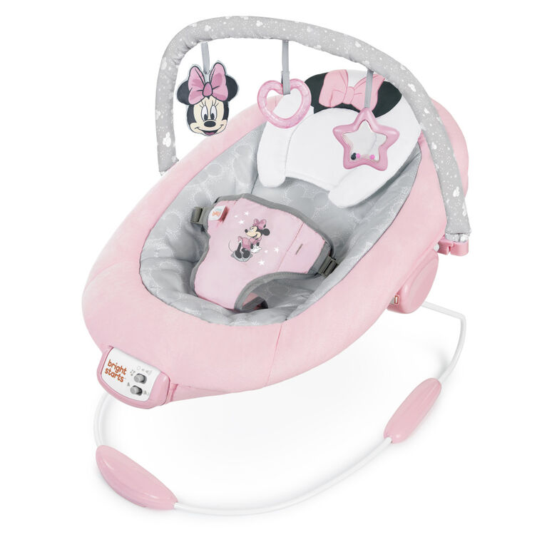 Bright Starts Disney Baby MINNIE MOUSE Rosy Skies Comfy Bouncer