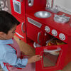 Cuisine enfant en bois Vintage - Rouge