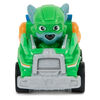 PAW Patrol: The Mighty Movie, Pup Squad Racers Collectible Rocky, Mighty Pups Toy Cars