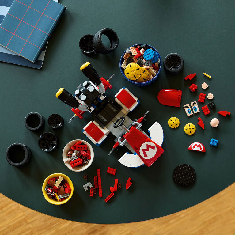 LEGO Super Mario : Mario Kart : Mario et Kart Standard, Cadeau sur le Thème des Jeux Vidéo à Collectionner pour Amateurs Adultes 72037