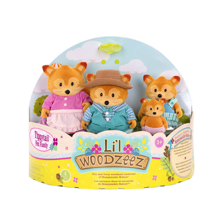 Tippytail Renards, Li'l Woodzeez, Ensemble de petites figurines de renards