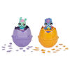 Hatchimals Alive, Hatch N' Stroll Playset avec poussette et 2 mini figurines dans des oeufs qui éclosent tout seuls