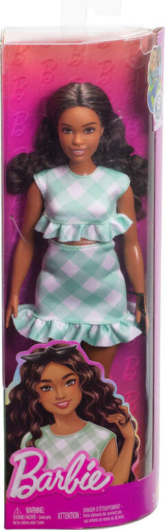 Barbie-Poupée Barbie Fashionistas Robe Vert Menthe-avec lunettes