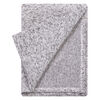 Trend Lab-Couverture pour bébé en tricot gris chiné avec pull-over