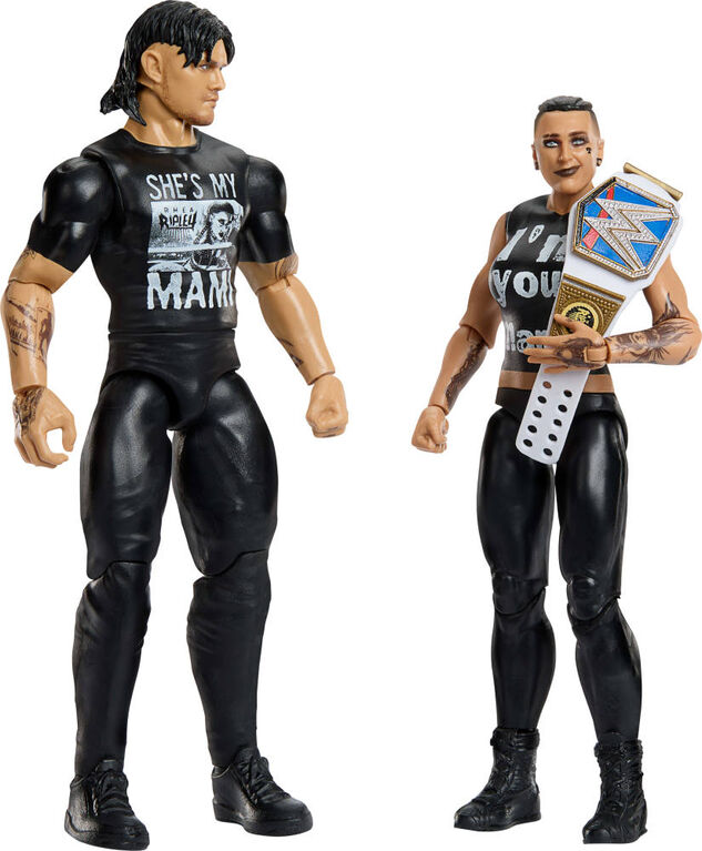 WWE Main Event Showdown 'Dirty' Dominik Mysterio & Rhea Ripley 2-Pack