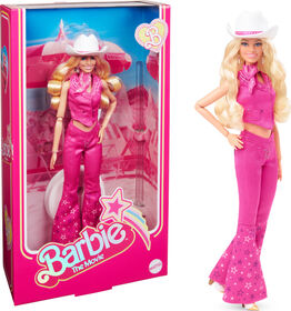 Barbie The Movie Collectible Doll, Margot Robbie as Barbie in Pink Western Outfit