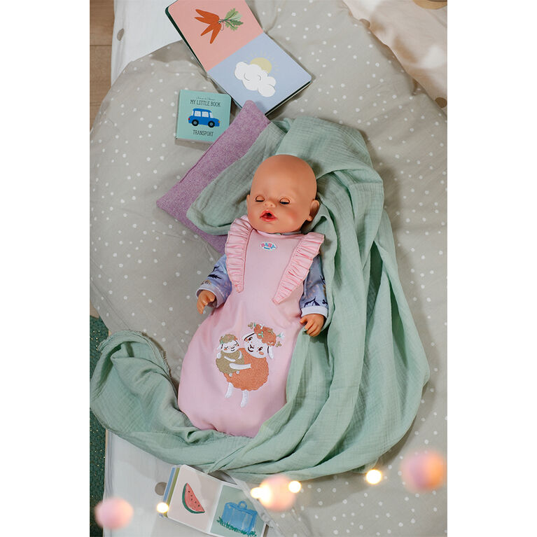 Sac de couchage Fleurs BABY born pour les poupées de 36 cm et 43 cm Sac de couchage Fleurs BABY born pour les poupées de 36 cm et 43 cm
