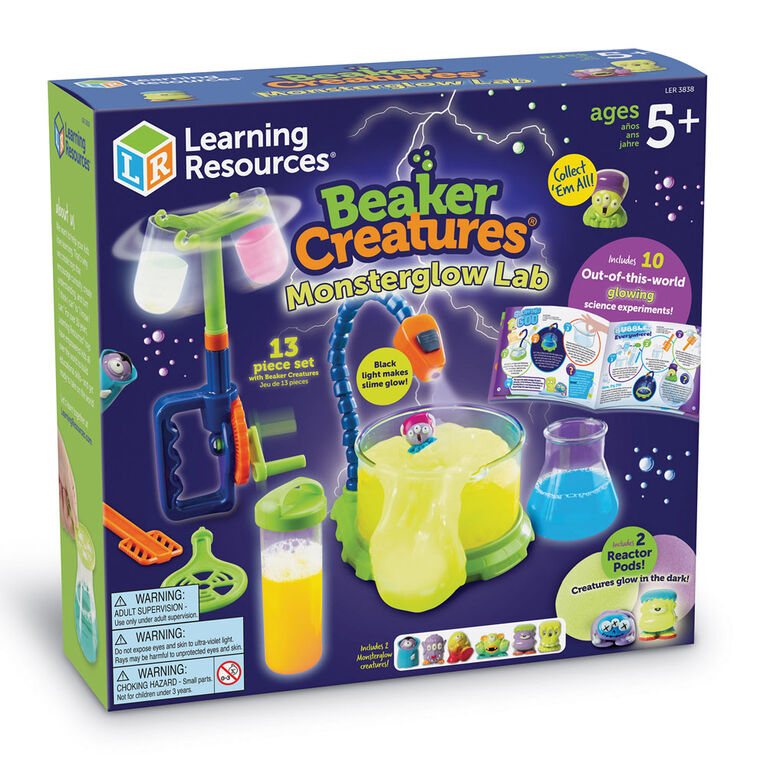 Ressources d'apprentissage Beaker Creatures Monsterglow Lab - Édition anglaise