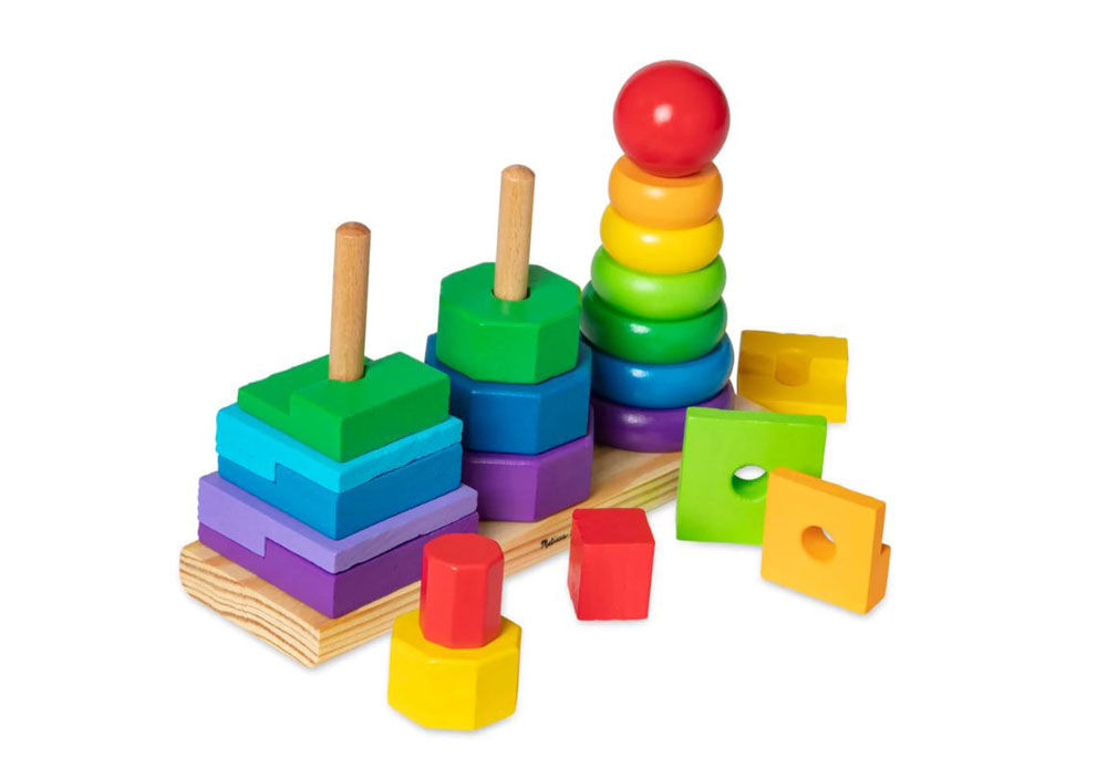 Geometric Stacker Toddler Toy Toys R Us Canada