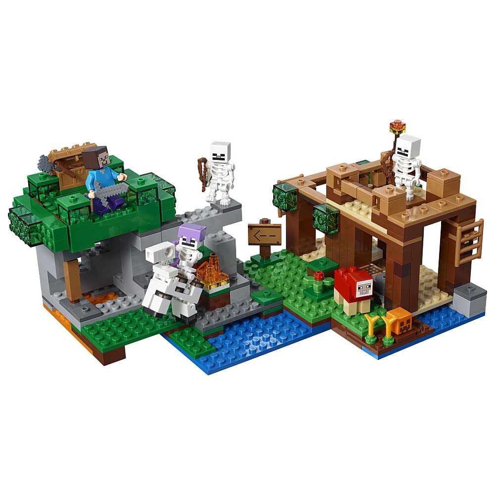 lego minecraft the skeleton attack 21146