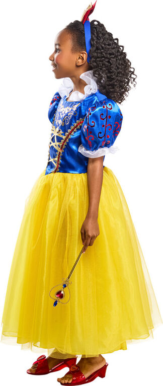Rubies Fairy Tale Princess Costume Dress with Bow Headpiece, Girls Small (Size 6-7)