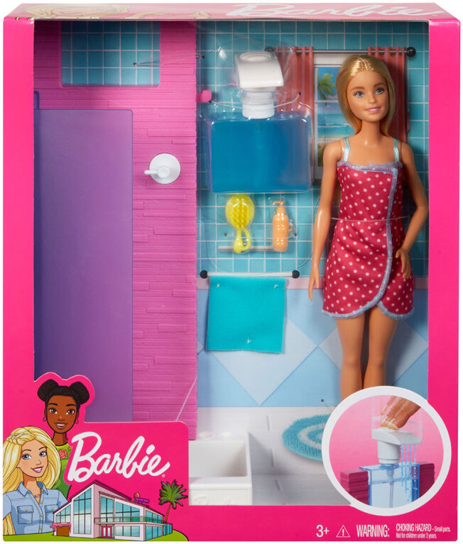 Barbie Doll Shower Set Toys R Us Canada