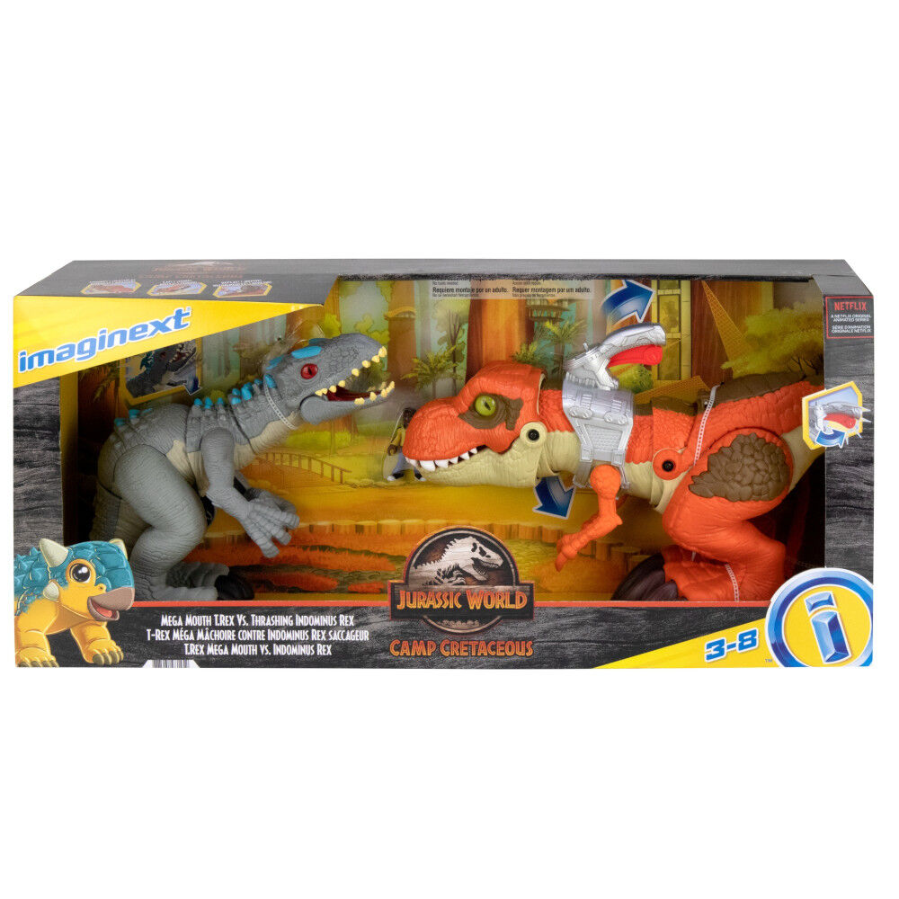 Fisher Price Imaginext Mega Mouth TRex Figure Guy Jurassic World toy part only 