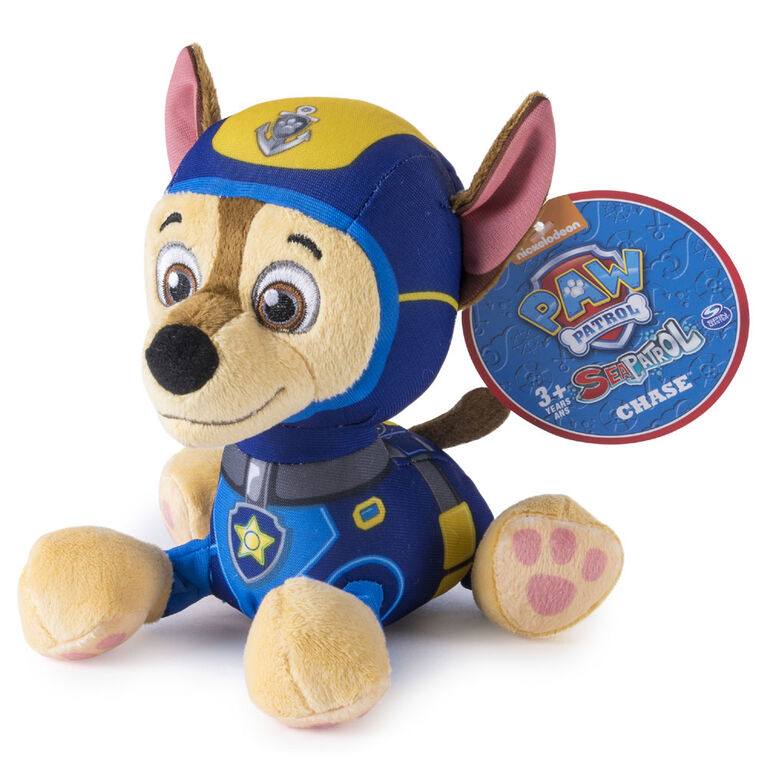 Paw Patrol - 8" Plush - Sea Patrol - Chase