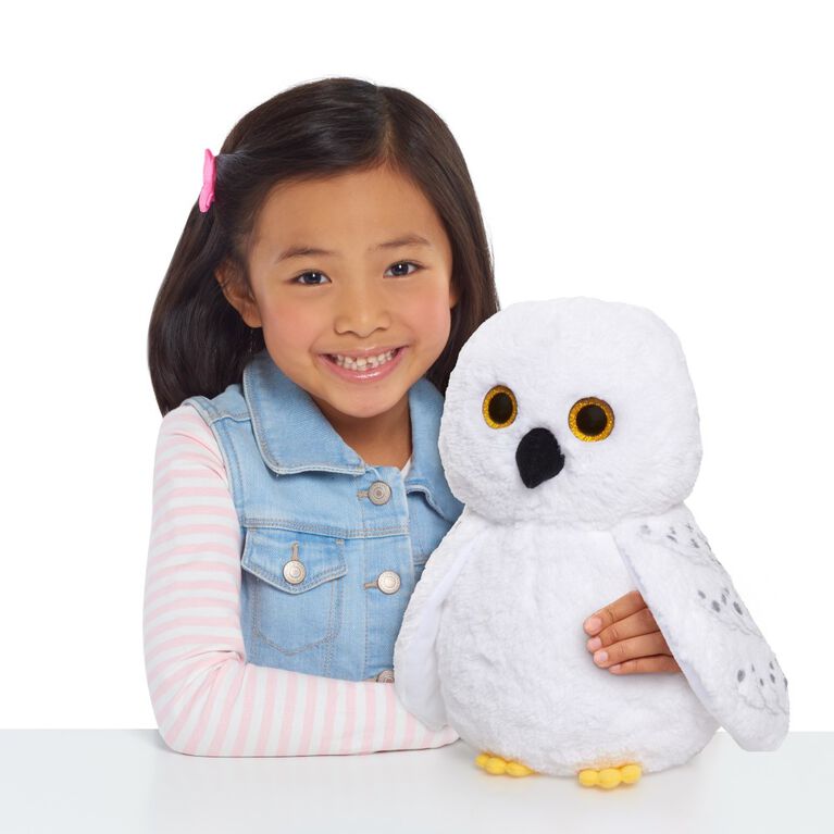 Peluche de 30 cm (12 pouces) de Hedwig de Harry Potter, Grande Peluche de  Chouette Blanche - Notre exclusivité