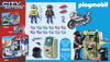 Playmobil - Policier avec moto et voleur