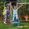 KidKraft River Canyon Wooden Swing Set / Playset with Slide, Glider and Monkey Bars
