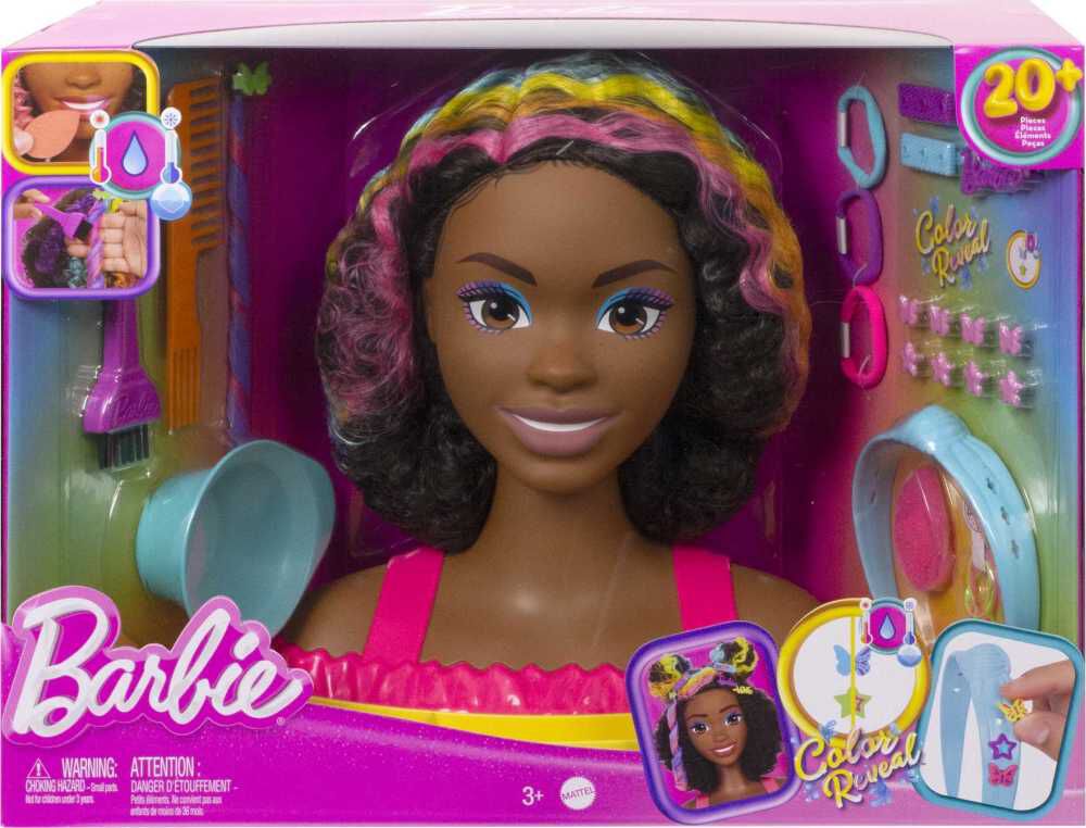 Barbie deluxe styling head curly shop