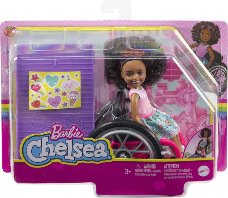 Barbie chaise roulante