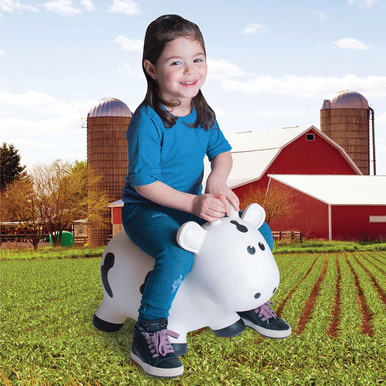 Farm Hopper Cow White