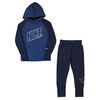 Nike DRI-FIT Hoodie and Pants Set - Blue, Size 6