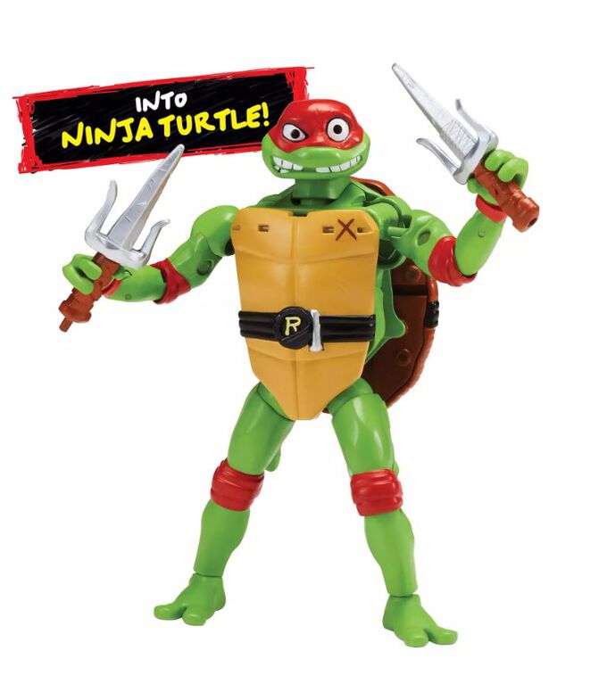 Tales of Teenage Mutant Ninja Turtles: Mutations Deluxe Raphael Pet to Ninja Figure