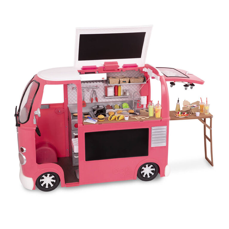 Our Generation, Grill To Go Food Truck Playset for 18-inch Dolls