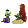 Marvel Stunt Squad Hulk vs. Abomination Playset with 1.5 Inch Action Figures
