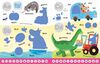First Sticker Book: ABC - English Edition