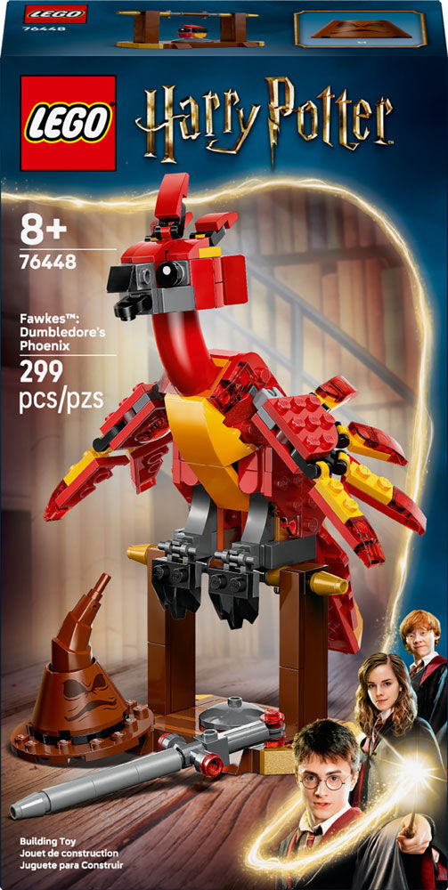 LEGO Harry Potter Fawkes: Dumbledore's Phoenix Kids Toy for Kids, Boys and Girls, Ages 8+ - 76448