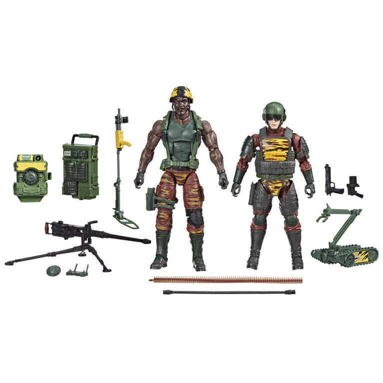 G.I. Joe Classified Series #126, Tiger Force Roadblock, Tripwire, & M.A.C.L.E.O.D. Action Figures