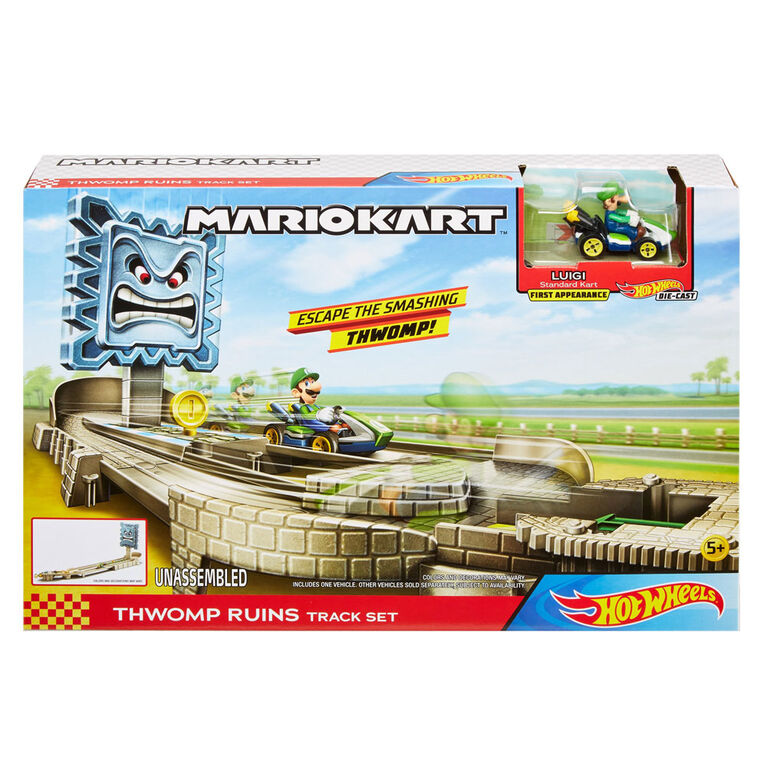 Hot Wheels Mariokart Thwomp Ruins Track Set - R Exclusive