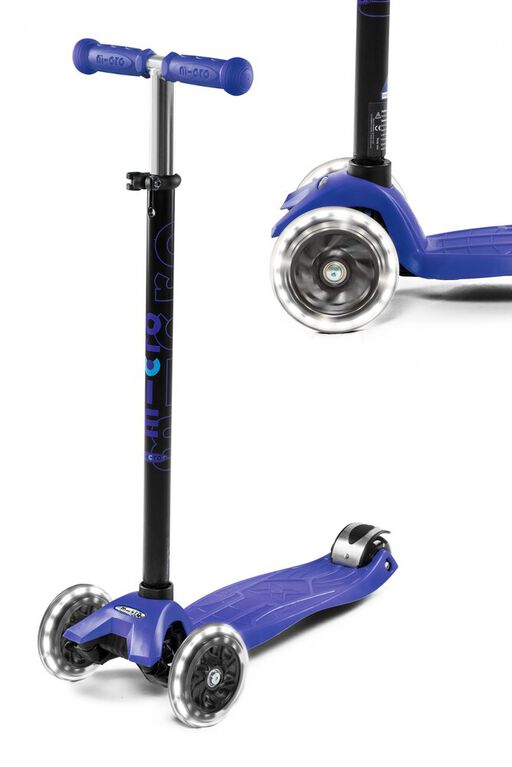 Micro Maxi Plus Led Scooter/Blue - R Exclusive