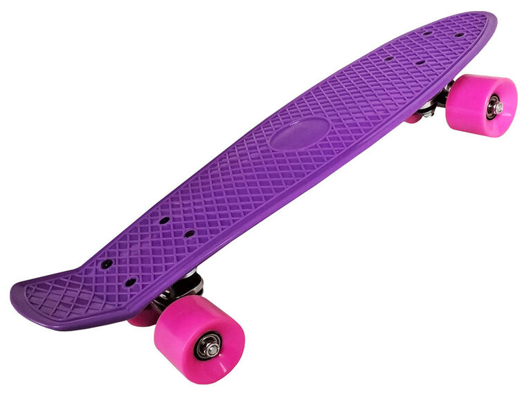 Ryde - Retro Skateboard - Pink/Purple - R Exclusive