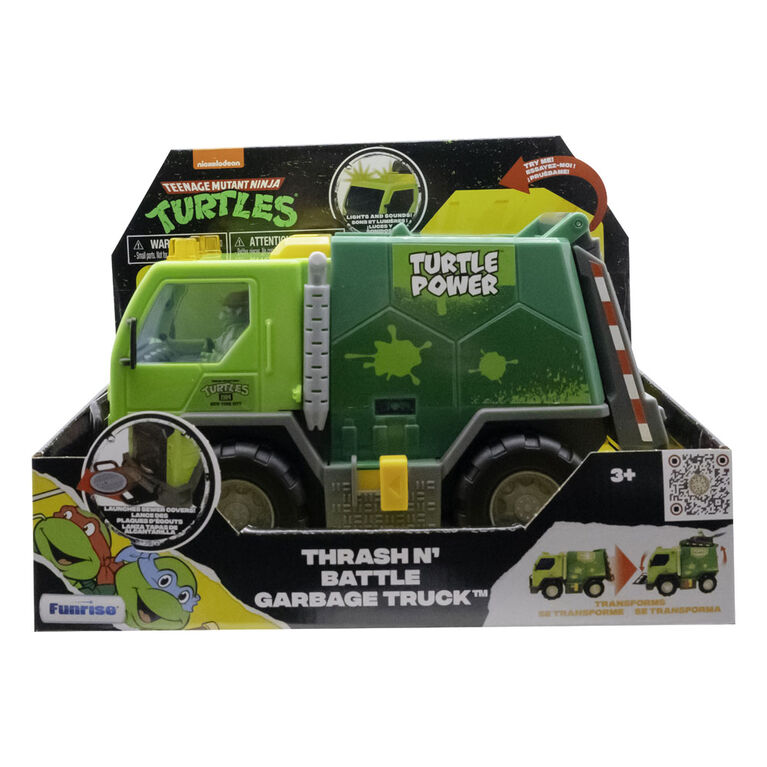 Teenage Mutant Ninja Turtles - Thrash and Battle Garbage Truck(Classic