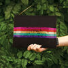 Rainbow Sequin Stripe Pouch