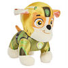 PAW Patrol, Aqua Pups Rubble, Stuffed Animal Plush Toy, 8-inch