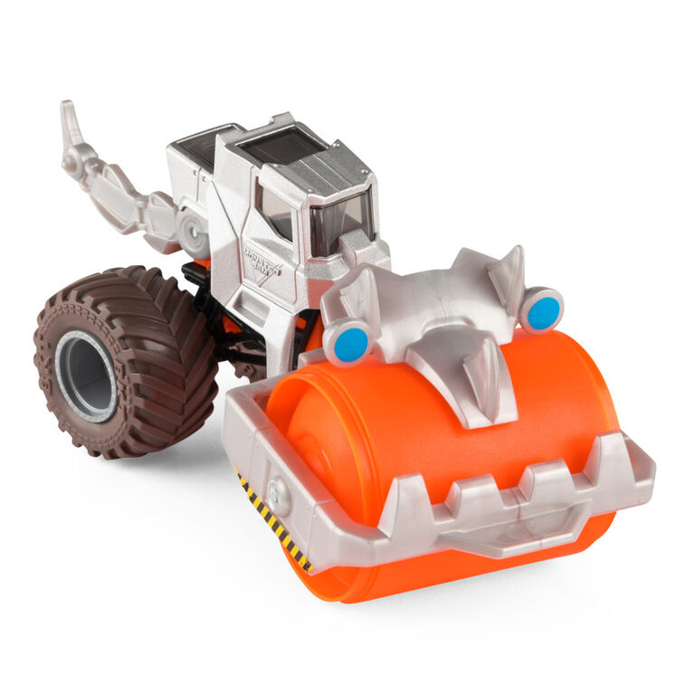 Monster Jam, Official Rolland Dirt Squad Steamroller Monster Truck with Moving Parts, 1:64 Scale Die-Cast Vehicle