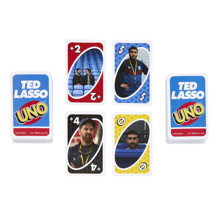 Jeu de cartes UNO Ted Lasso, jeux de collection inspirés de la série