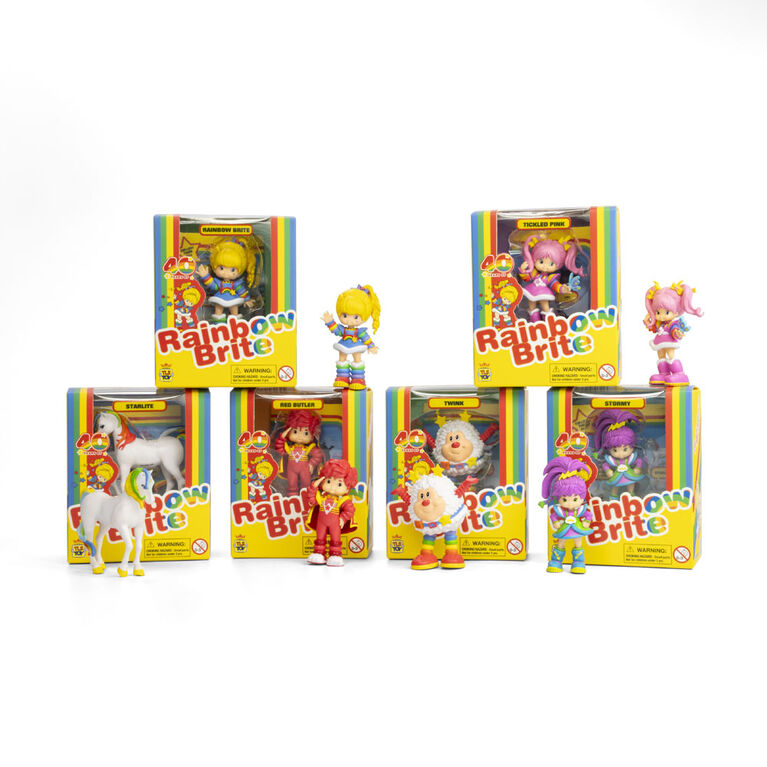3” Rainbow Brite Collectible CheeBee Figures  - Starlite Glow in the Dark