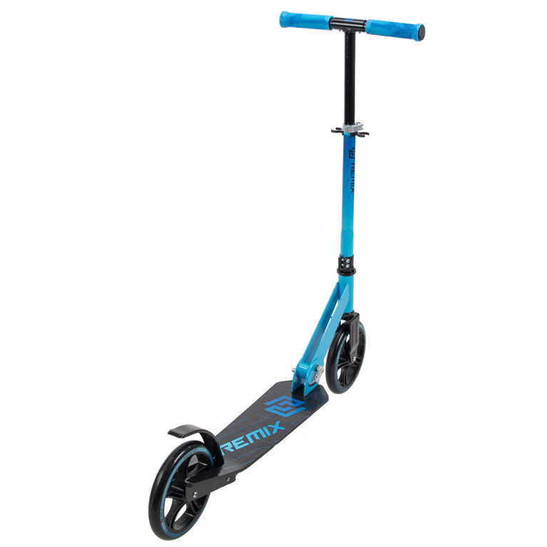 Trottinette pliante noir et bleu Remix 200mm, pour garçon, de Huffy