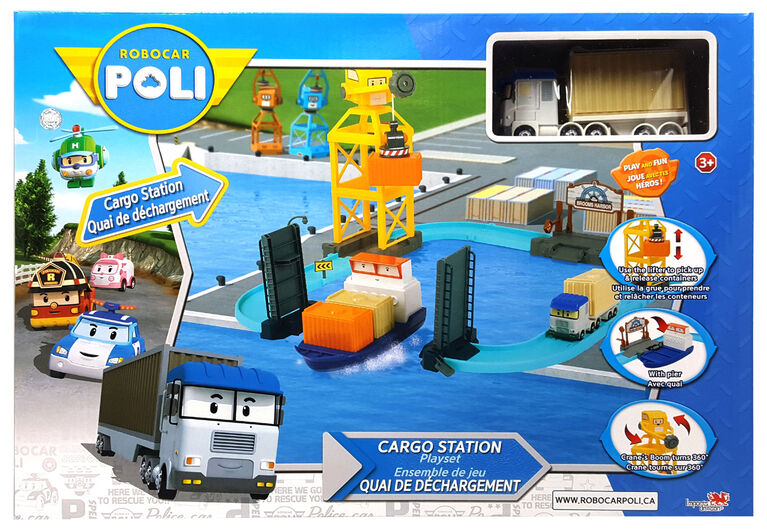 Robocar Poli - Ensemble de jeu Quai de chargement