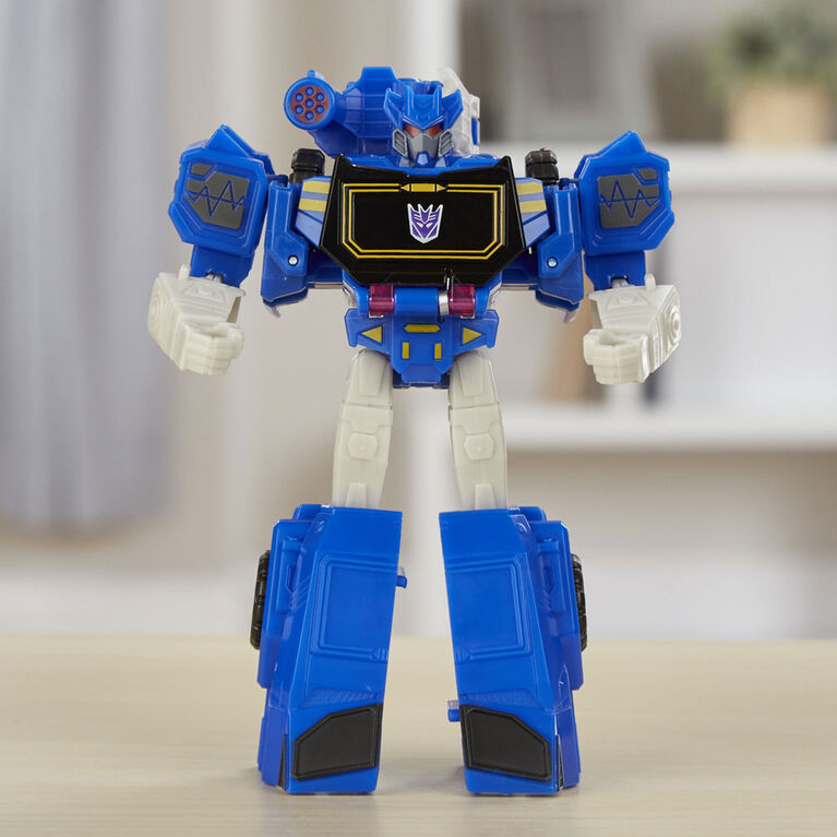 Transformers Cyberverse Action Attackers - Figurine Soundwave de classe guerrier