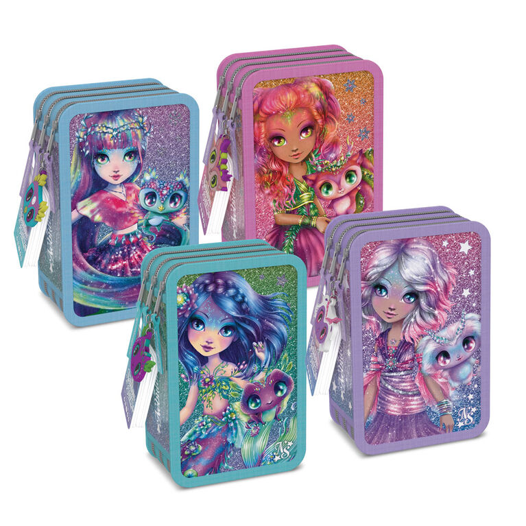 Nebulous Stars - 3-Tier Pencil Case-Assortment 12Pcs