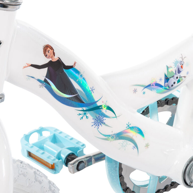 Vélos de 14 pouces, Reines des Neiges de Disney par Huffy, Blanc - Notre exclusivité