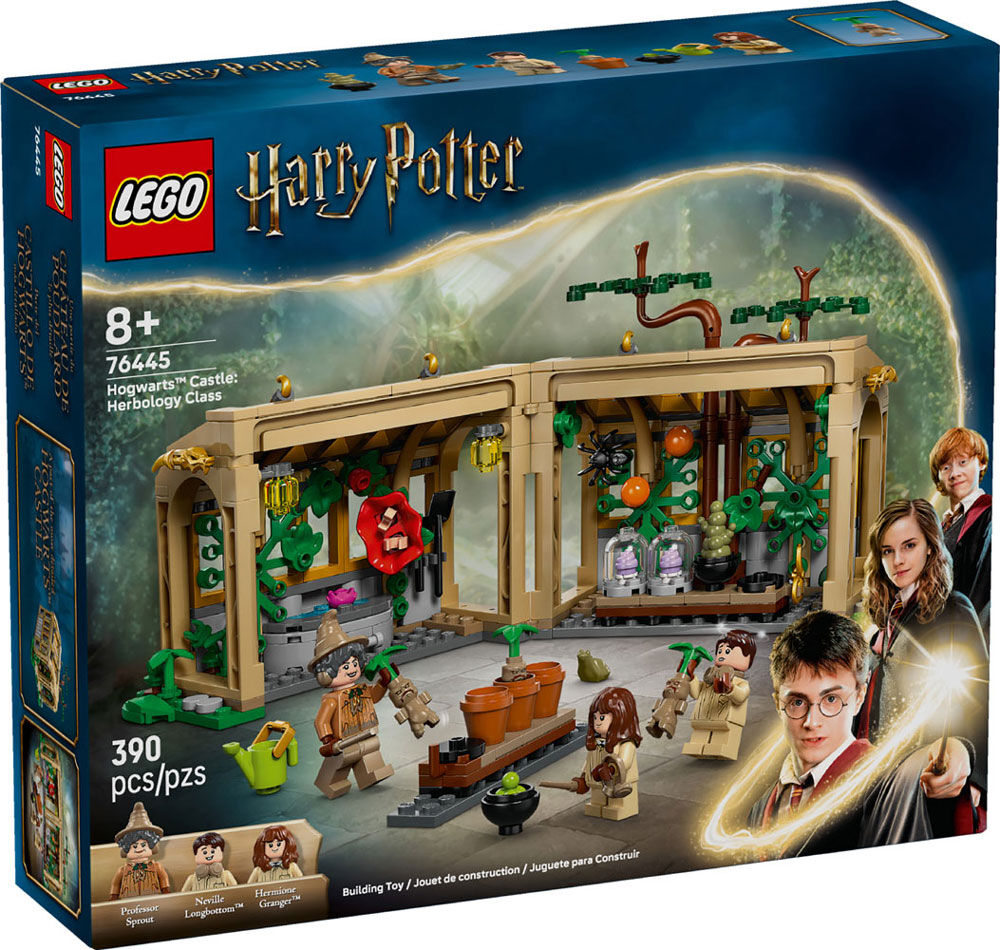 LEGO Harry Potter Hogwarts Castle: Herbology Class Kids Toy. 8+ - Pretend Play Building Toy - 76445